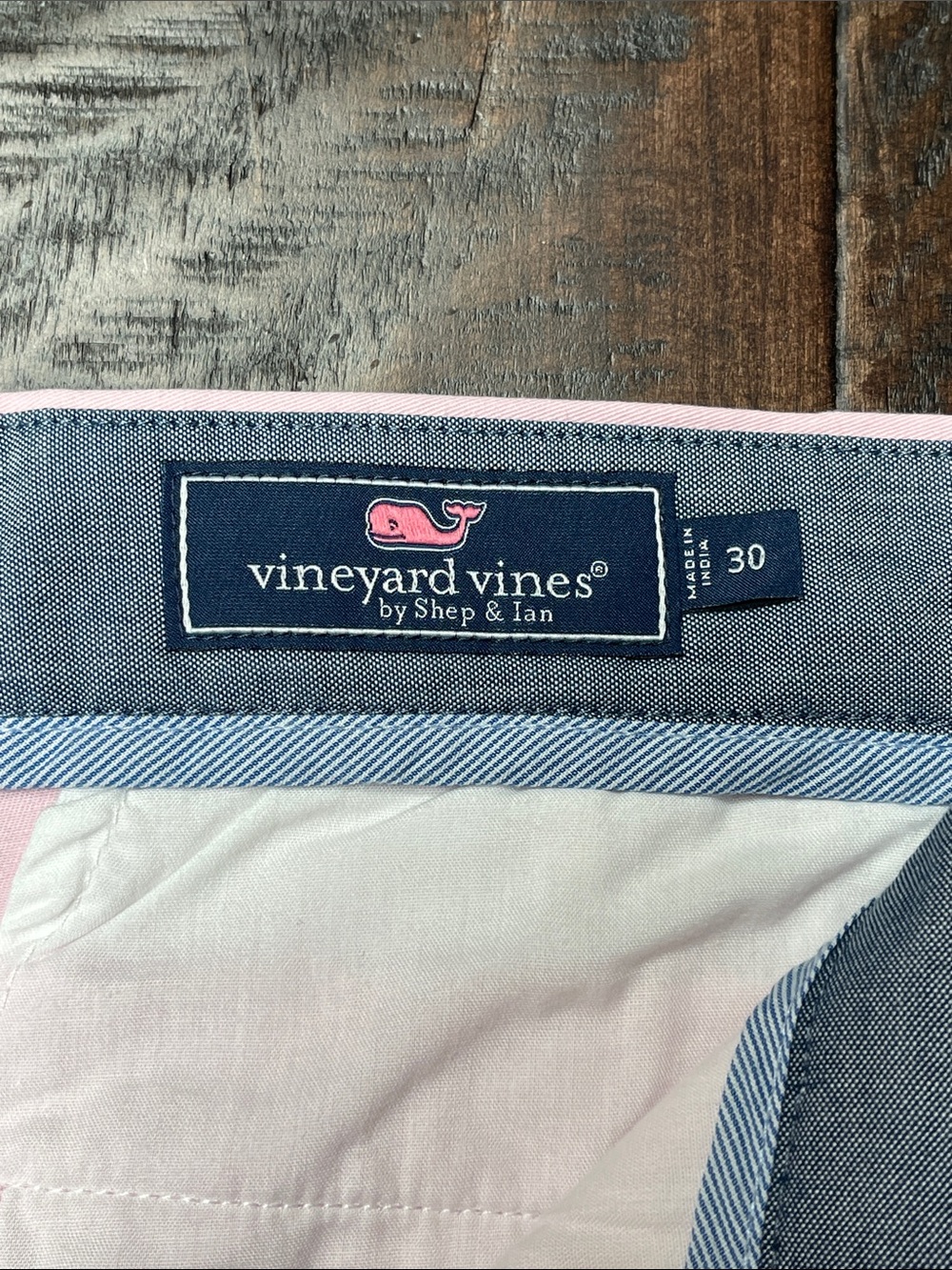 Vineyard Vines 9 Inch Stretch Breaker Shorts-Light Pink - Picture 6 of 9